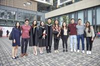 The graduating students, their families and College friends at the College Photo Day 2019